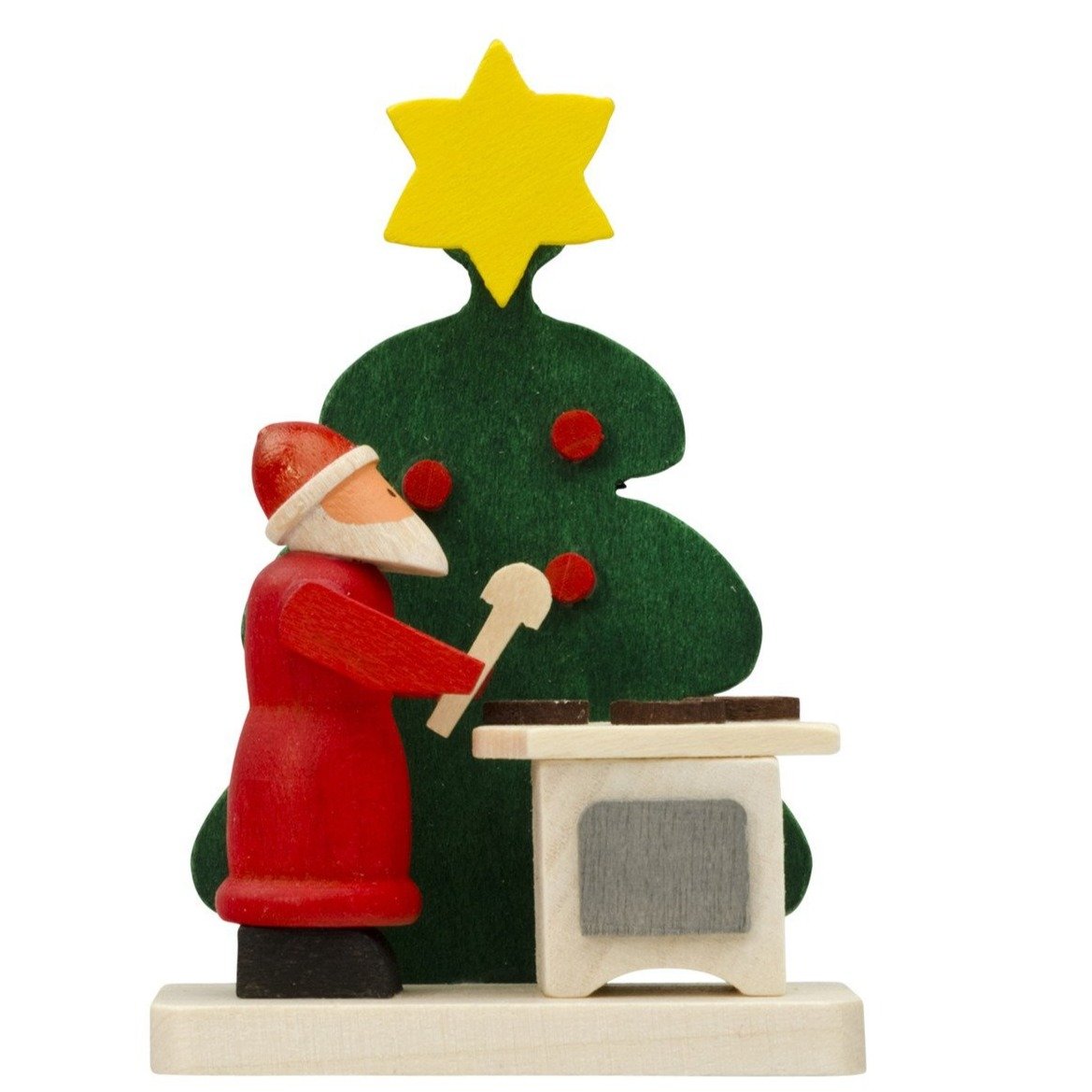 Under the tree with Santa - Baking Gingerbread - Christmas tree decoration